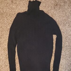 GAP Women's Dark Turtleneck Sweater